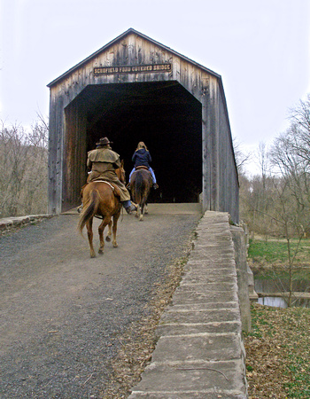 Schofield Ford Covered Bridge- Bucks Co. PA 7