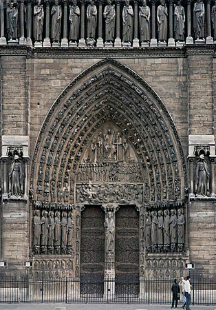 Paris - Notre Dame Entrance