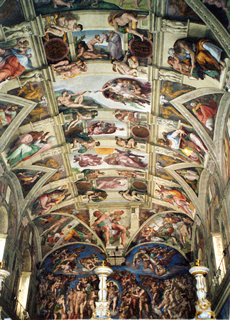 Rome - Sistene Chapel ceiling